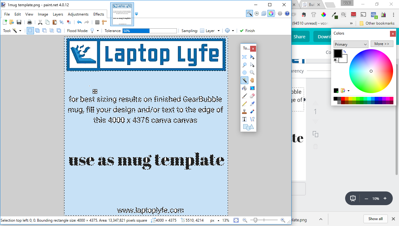 use as a mug template for laptop lyfe demo